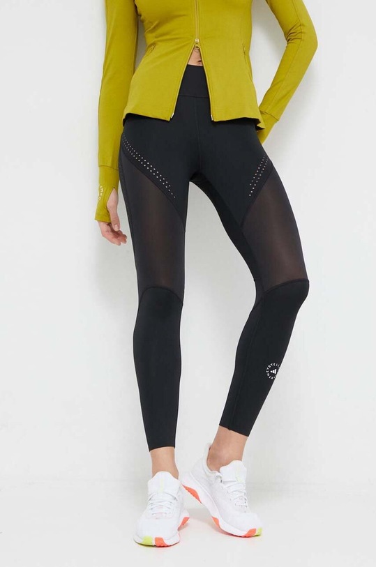 adidas by Stella McCartney legginsy treningowe TruePurpose Optime z elastanem czarny IB6796