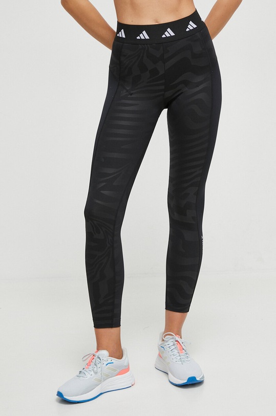 adidas Performance leggings da allenamento maglia nero IN6879