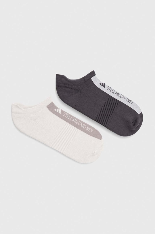 Чорапи adidas by Stella McCartney (2 броя) 2-pack сив IS9018