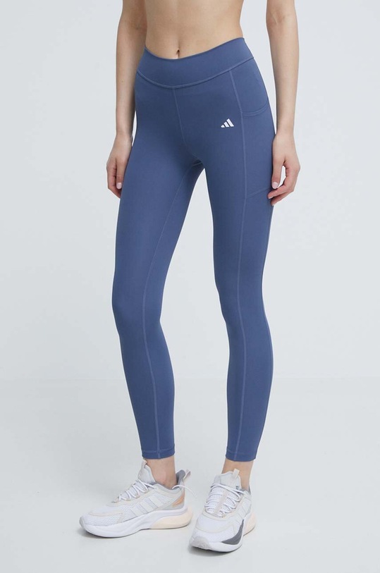 adidas Performance legginsy treningowe Optime z elastanem niebieski IT9135