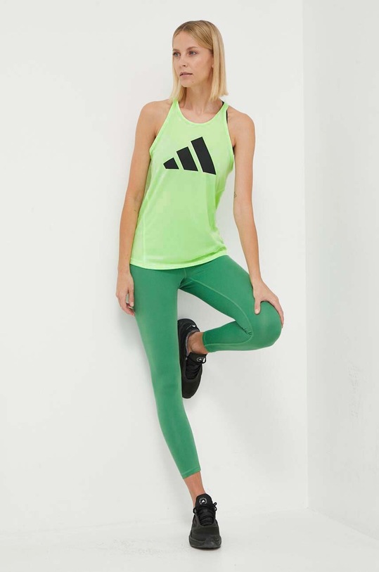 adidas Performance legginsy treningowe Training Essentials IT9373 zielony SS24