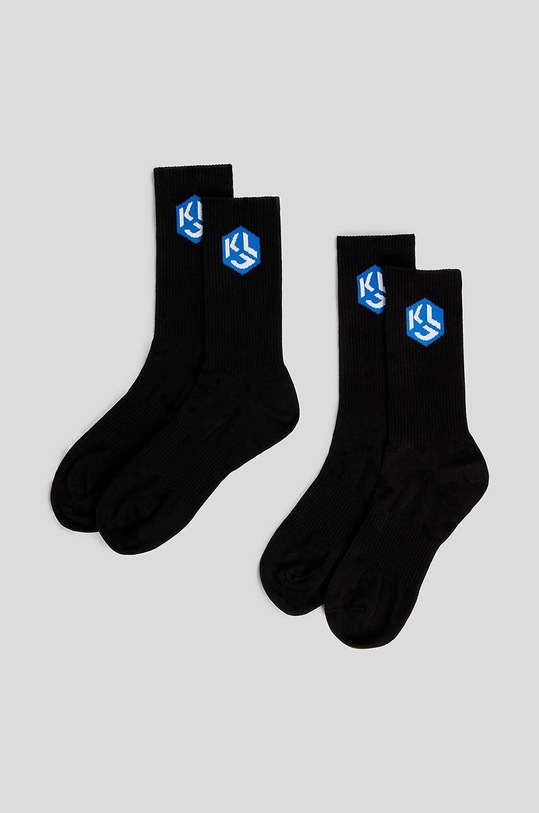 Karl Lagerfeld Jeans skarpetki 2-pack skarpetki długie czarny 240J6001