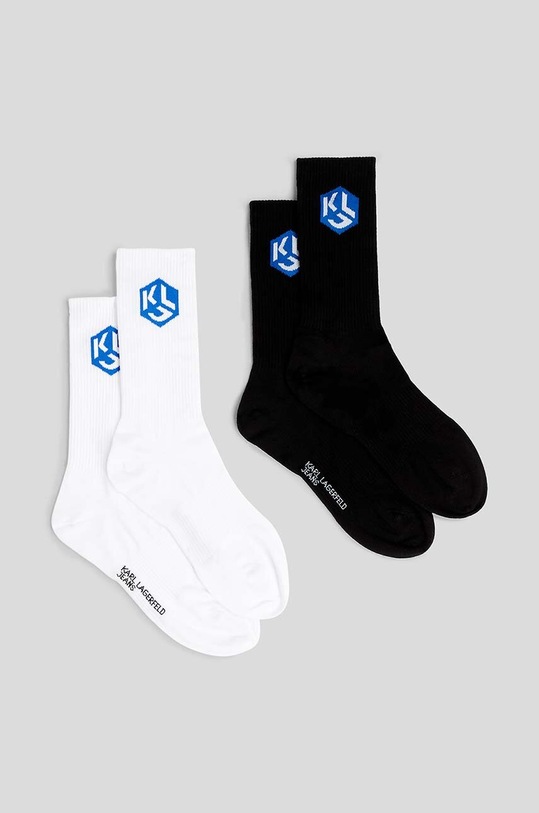 Karl Lagerfeld Jeans skarpetki 2-pack 240J6001 multicolor SS24