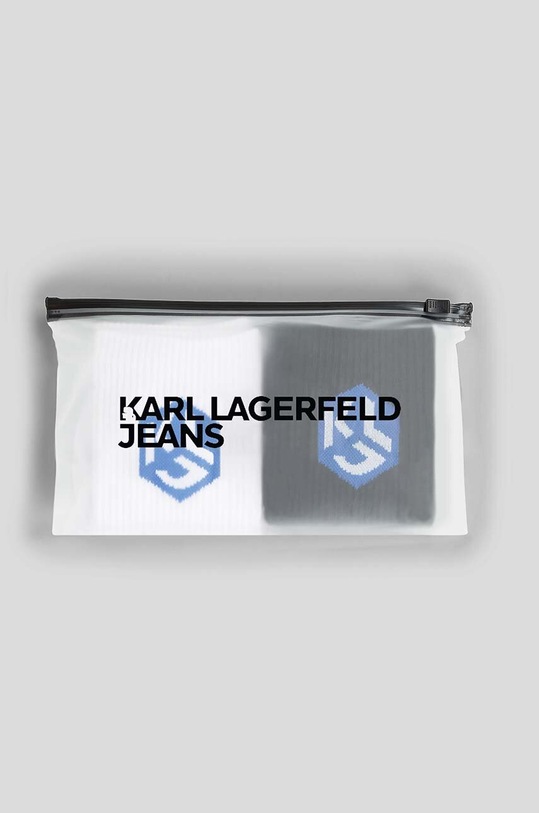 Karl Lagerfeld Jeans skarpetki 2-pack multicolor 240J6001