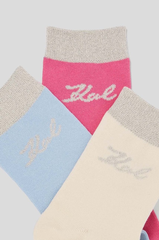 Oblečenie Ponožky Karl Lagerfeld 3-pak 240W6002 viacfarebná