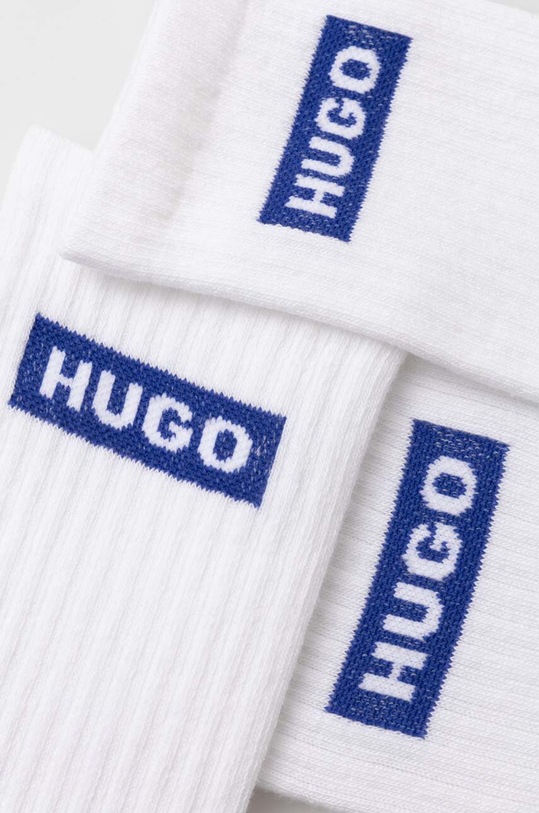 HUGO Blue șosete 3-pack 50523032 alb SS24