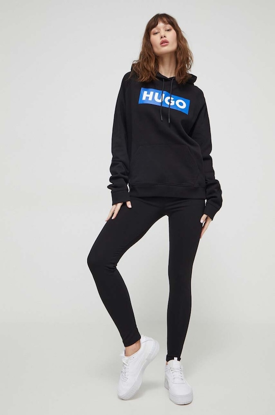 HUGO Blue legginsy 50510854 czarny SS24