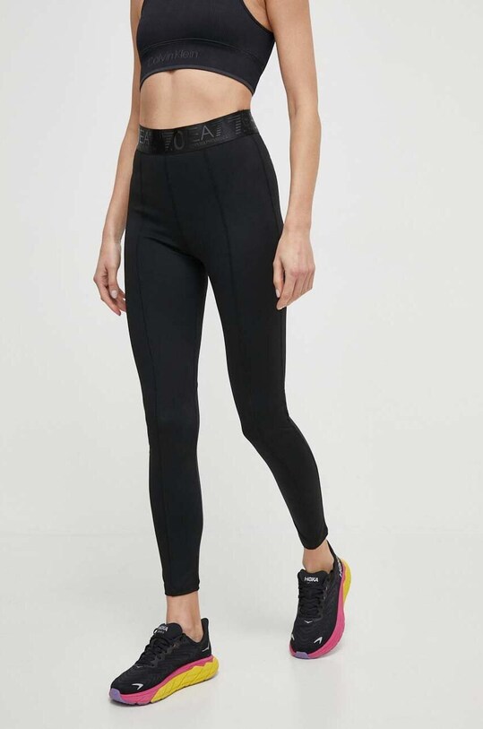 Легінси EA7 Emporio Armani трикотаж чорний TJKLZ.3DTP74.1200
