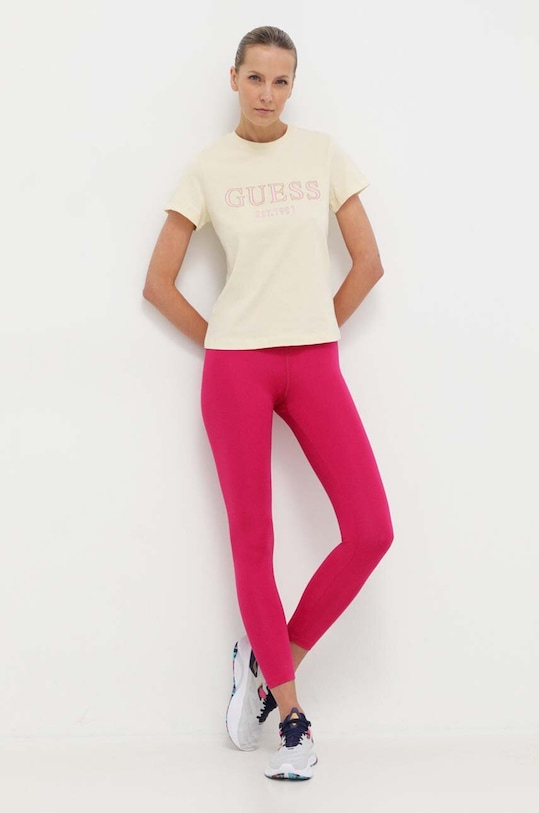 Guess legging ELLE V4GB15.KC7L0 rózsaszín SS24