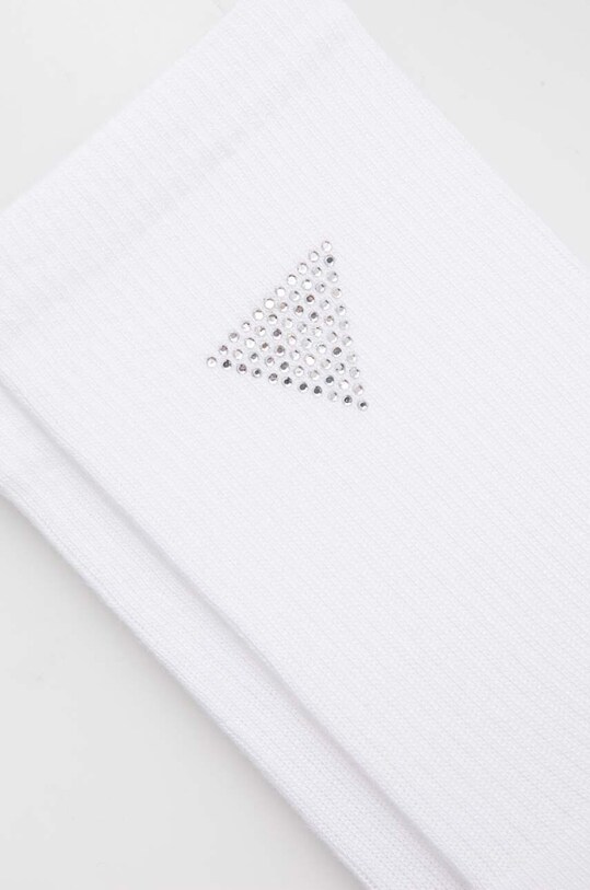 Guess skarpetki RHINESTONES V4GZ03.ZZ00I biały AW24