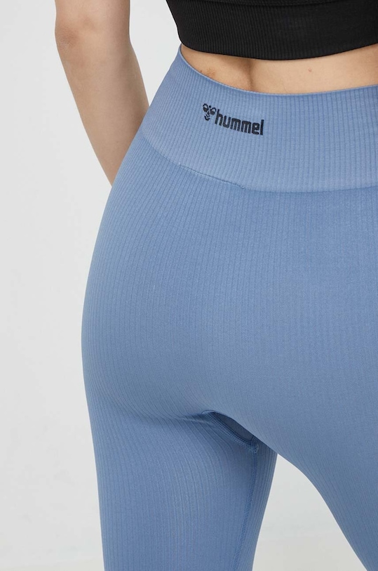 Hummel legginsy treningowe hmlMT ADAPT SEAMLESS MW TIGHTS niebieski 223863