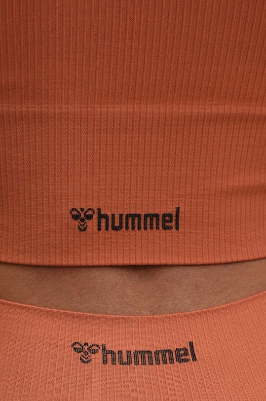 Hummel legginsy treningowe hmlMT ADAPT SEAMLESS MW TIGHTS 223863 brązowy