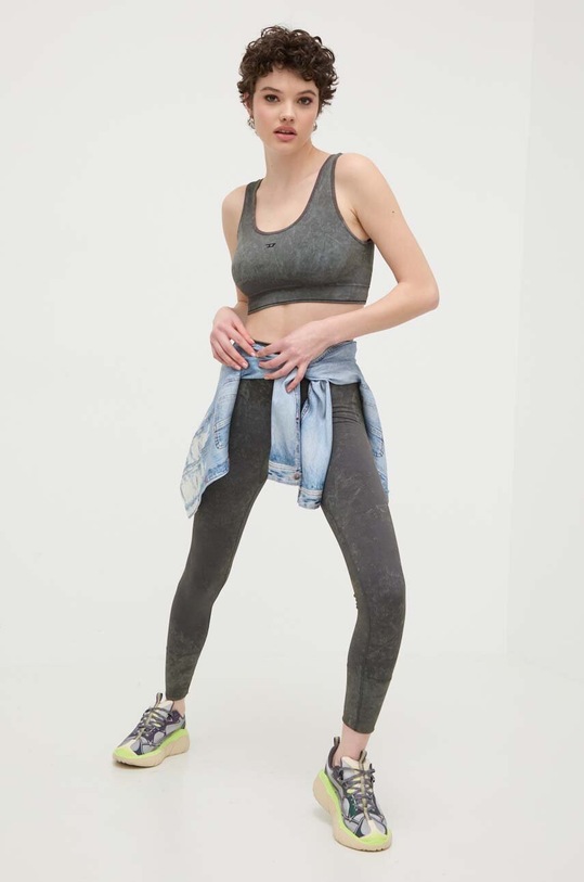 Diesel legginsy AWSB-EFFIE-WT08 A13201.0HLAP szary SS24