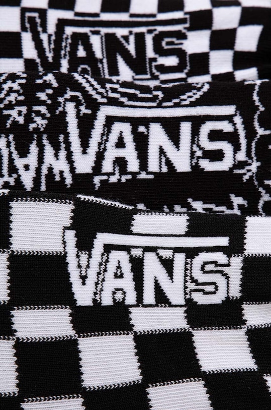 Ponožky Vans 3-pack VN000GMQBLK1 černá SS24