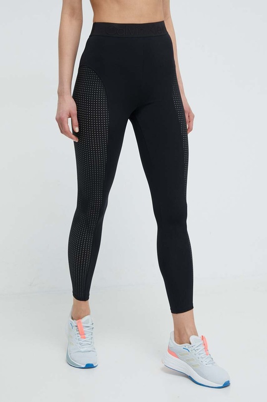 Calvin Klein Performance legginsy treningowe z elastanem czarny 00GWS4L631