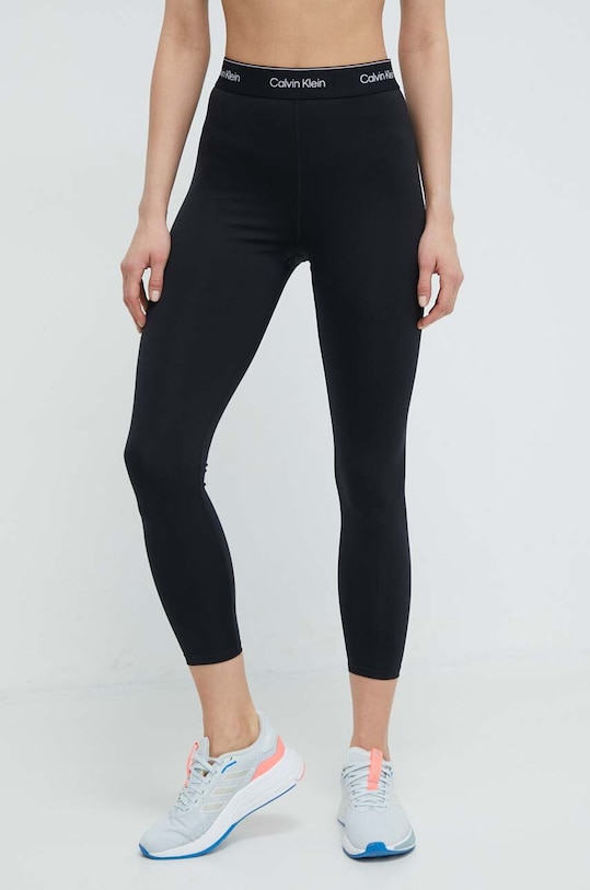 Calvin Klein Performance legginsy treningowe z elastanem czarny 00GWS4L633