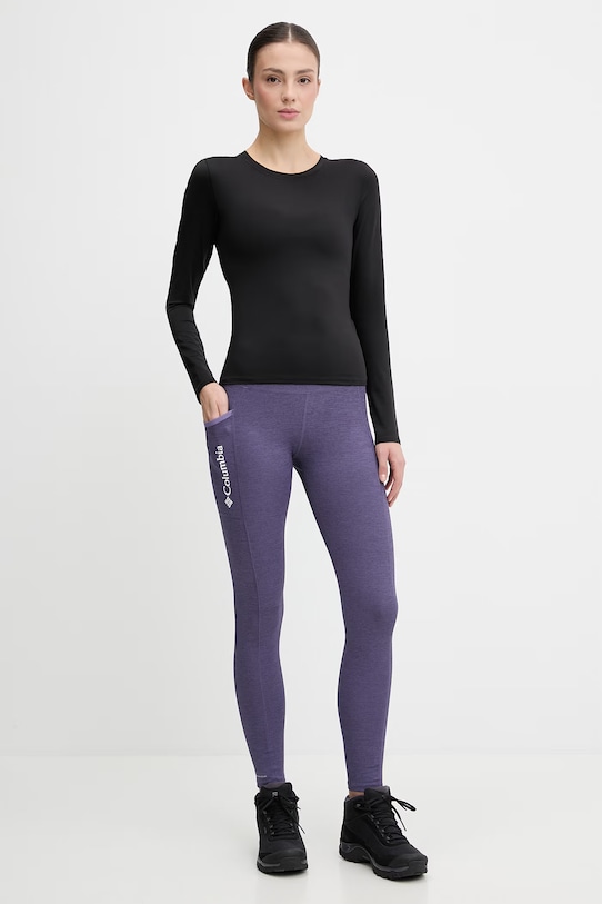 Športové legíny Columbia Move 2072961 fialová SS26