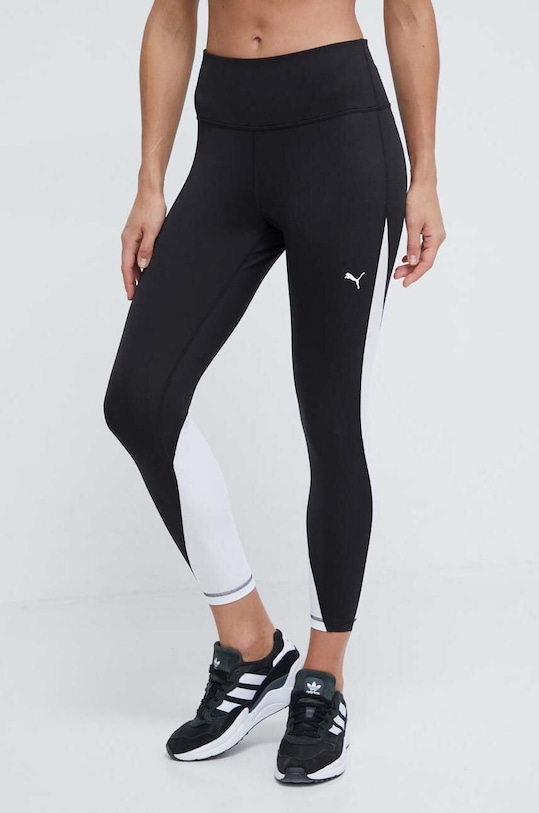 Puma legginsy treningowe Train All Day wzorzyste czarny 524827