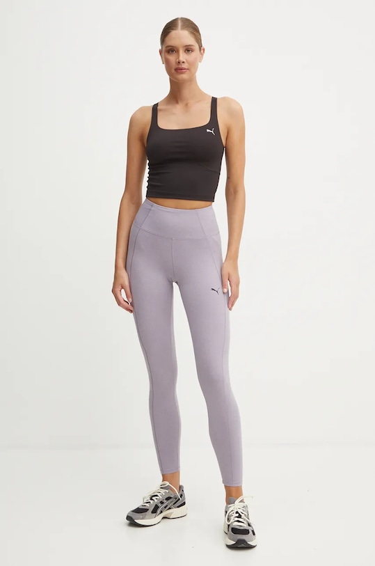 Puma leggins per joga STUDIO FOUNDATION 524847 violetto AW24
