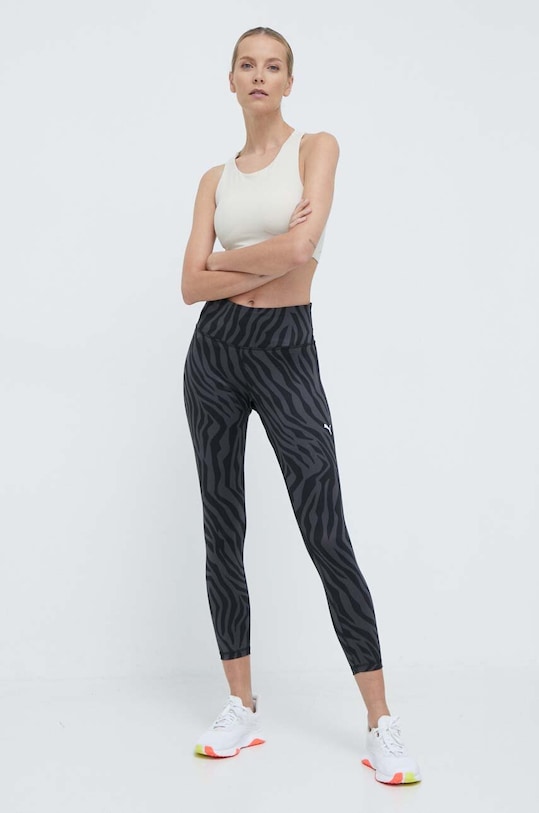 Puma legginsy treningowe Favourite 525086 czarny AW24