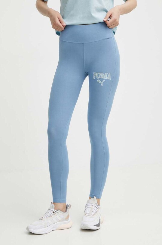 Puma colanti SQUAD tricotaj albastru 677900