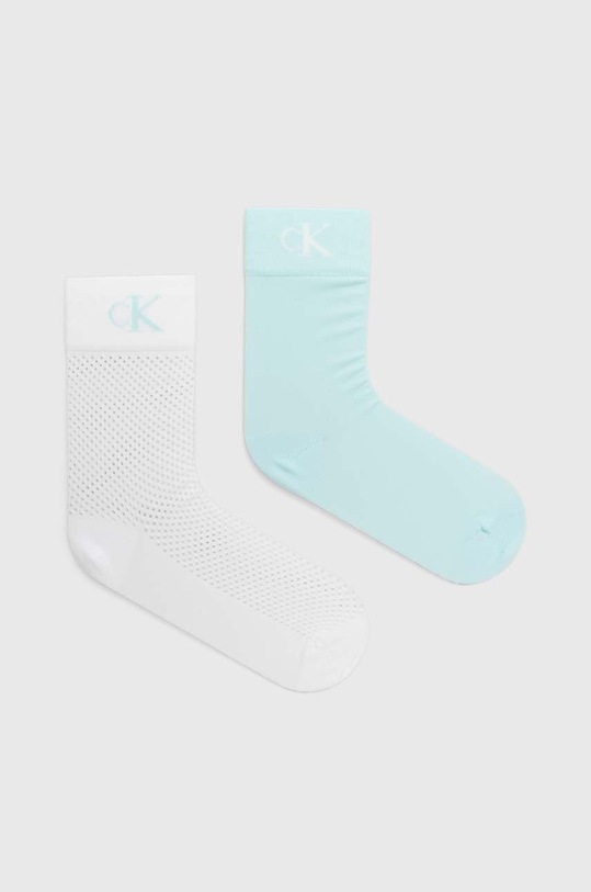 Calvin Klein Jeans skarpetki 2-pack skarpetki długie niebieski 701226664