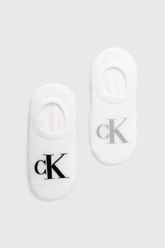 Calvin Klein Jeans skarpetki 2-pack skarpetki krótkie biały 701226668