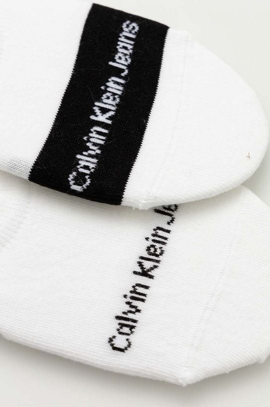 Calvin Klein Jeans skarpetki 2-pack 701228104 biały SS24