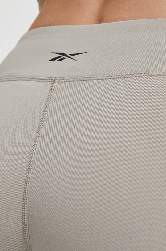 Reebok legginsy treningowe LUX COLLECTION beżowy 100076185