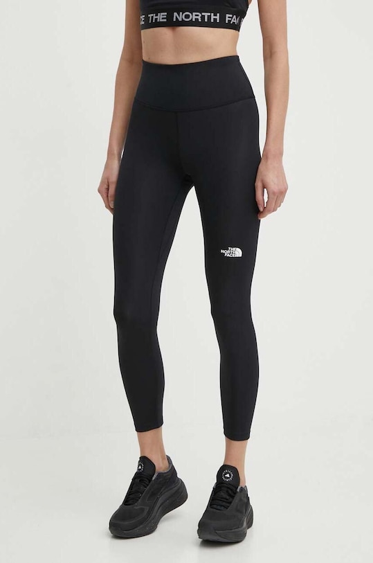 The North Face legginsy sportowe Flex z elastanem czarny NF0A87JQJK31
