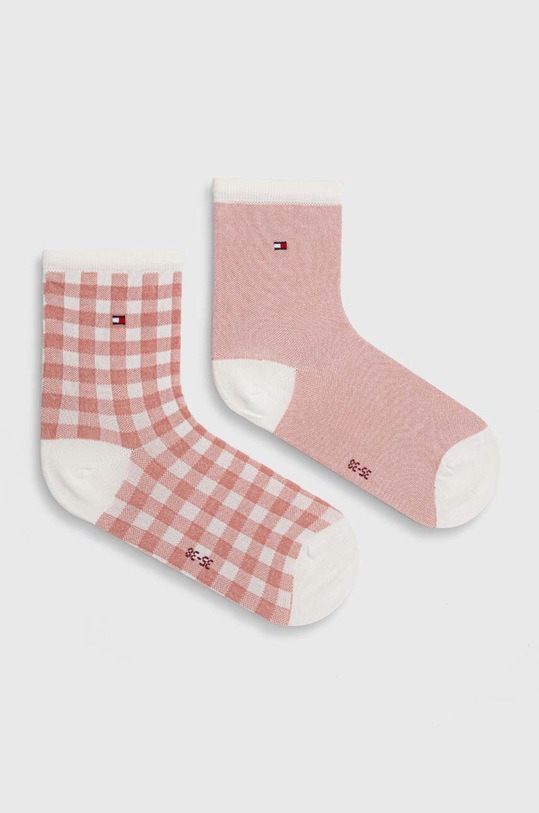 Tommy Hilfiger skarpetki 2-pack skarpetki długie różowy 701227305