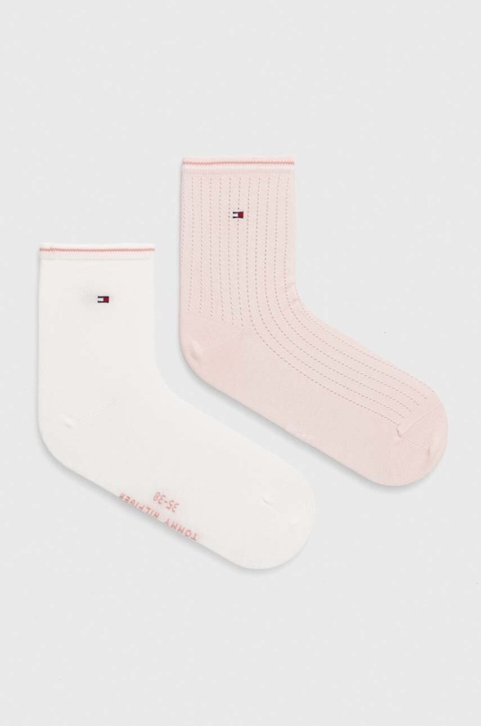 Tommy Hilfiger skarpetki 2-pack skarpetki długie różowy 701227442