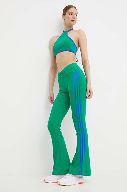 adidas Originals legginsy RIB FLRD Leggin JG8046 zielony SS24