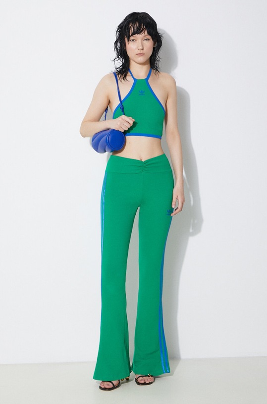 Legíny adidas Originals RIB FLRD Leggin JG8046 zelená SS24