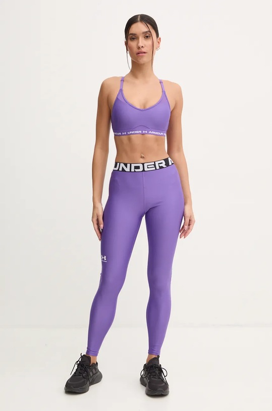 Under Armour leggins de antrenament HG Authentics 1383559 violet AW24