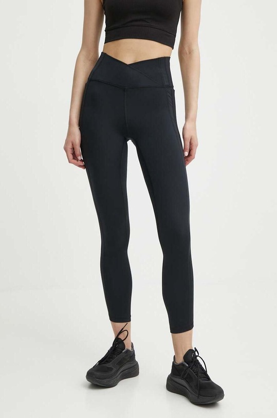 Under Armour legginsy treningowe Meridian z elastanem czarny 1383604