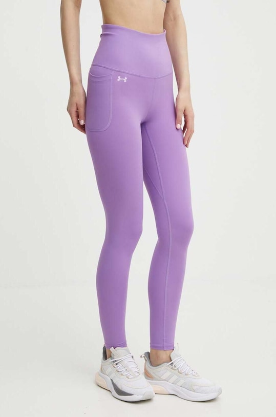 Tréningové legíny Under Armour Motion s elastanom fialová 1383607