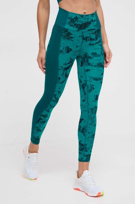 Under Armour leggins de antrenament Project Rock tricotaj turcoaz 1384160