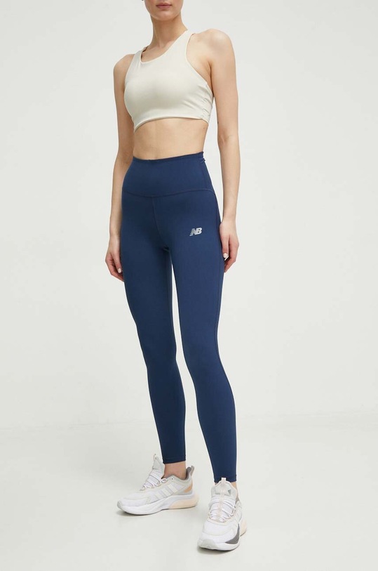 New Balance legginsy treningowe Sleek WP41237NNY WP41237NNY niebieski SS24