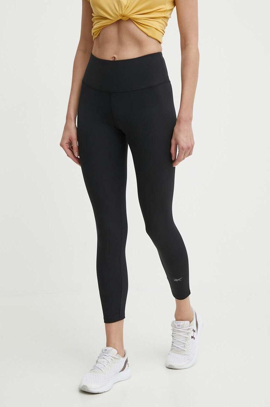 Tréningové legíny Reebok Active Collective Dreamblend s elastanom čierna 100075390