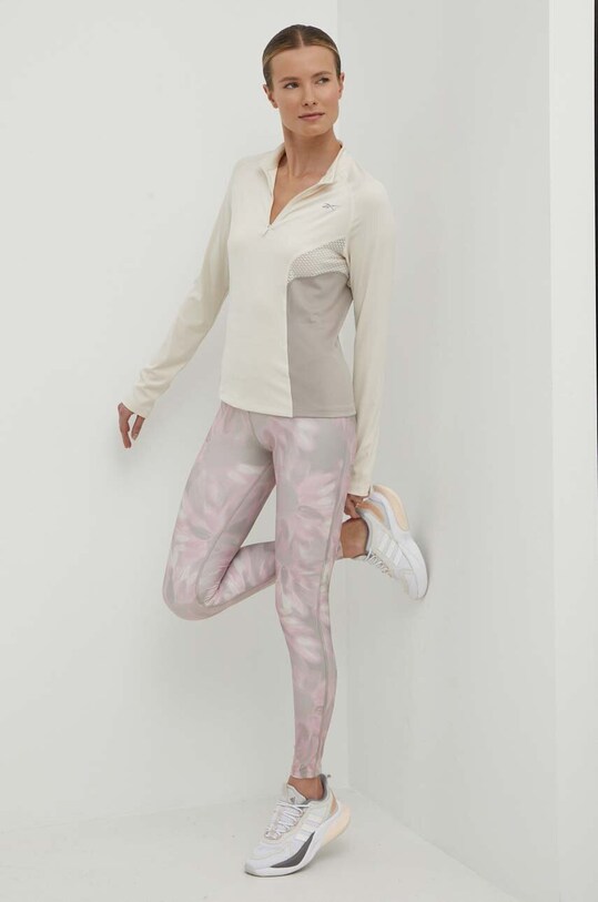 Reebok legginsy treningowe Identity Training 100076295 różowy SS24