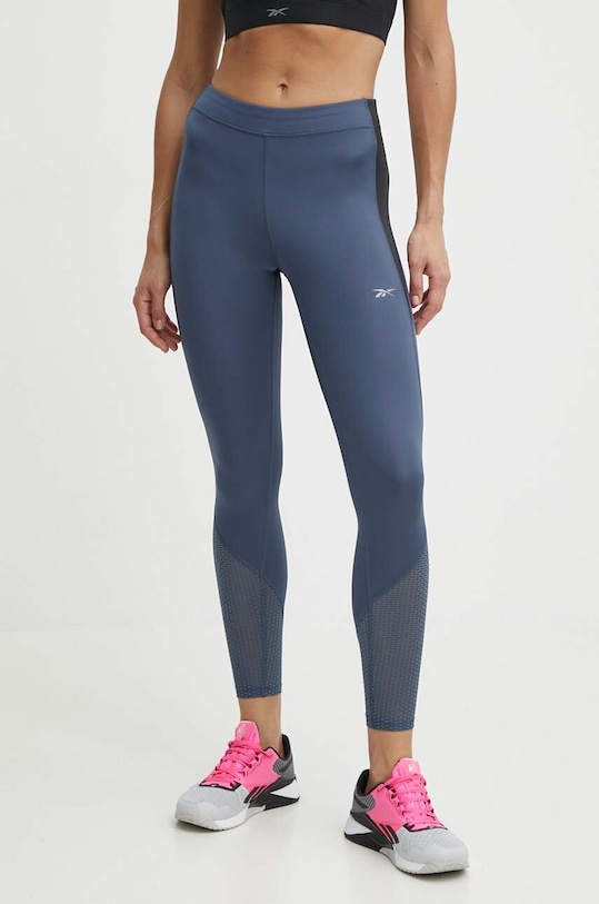 Reebok leggins de alergare Vector cu elastan albastru 100076055