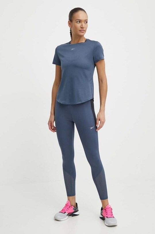 Легінси для бігу Reebok Vector блакитний 100076055