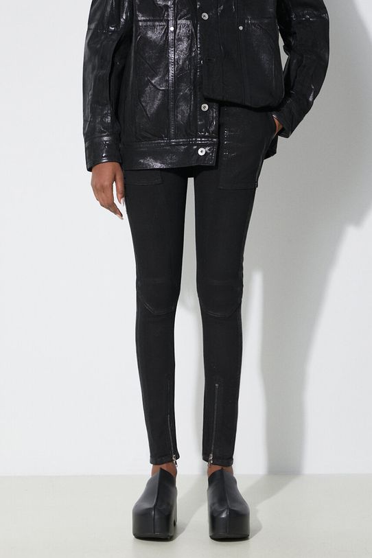 Rick Owens jeans Denim Pants Dirt Waist Leggings black DS01D1320.SBF.09