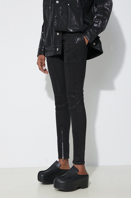 Rick Owens jeans Denim Pants Dirt Waist Leggings black DS01D1320.SBF.09
