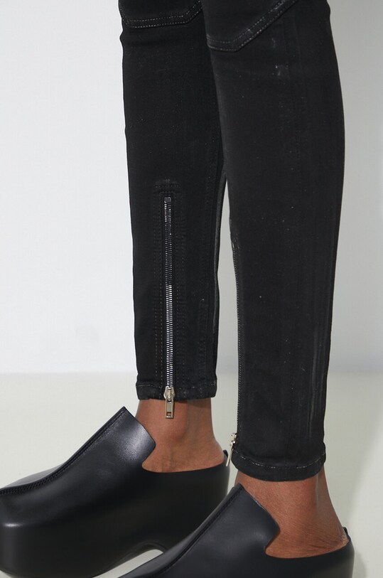 Дънки Rick Owens Denim Pants Dirt Waist Leggings DS01D1320.SBF.09 черен