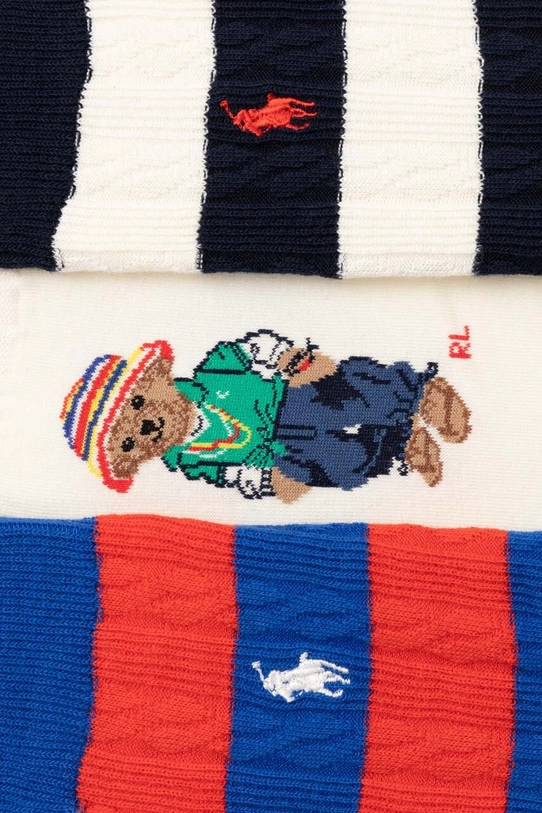 Ponožky Polo Ralph Lauren 3-pak 455950827 béžová SS24