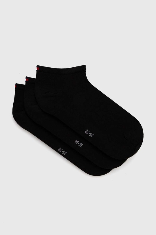Tommy Hilfiger skarpetki 3-pack skarpetki krótkie czarny 701227854