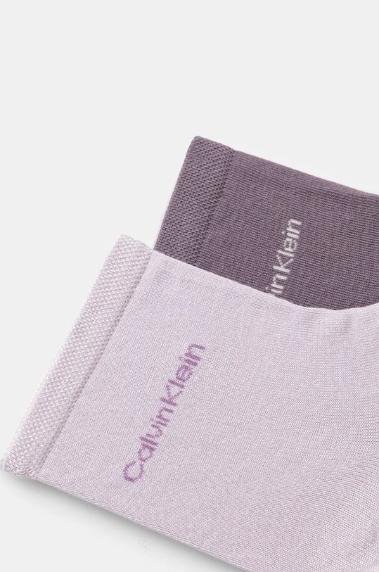 Ponožky Calvin Klein 2-pack 701229452 fialová AW24