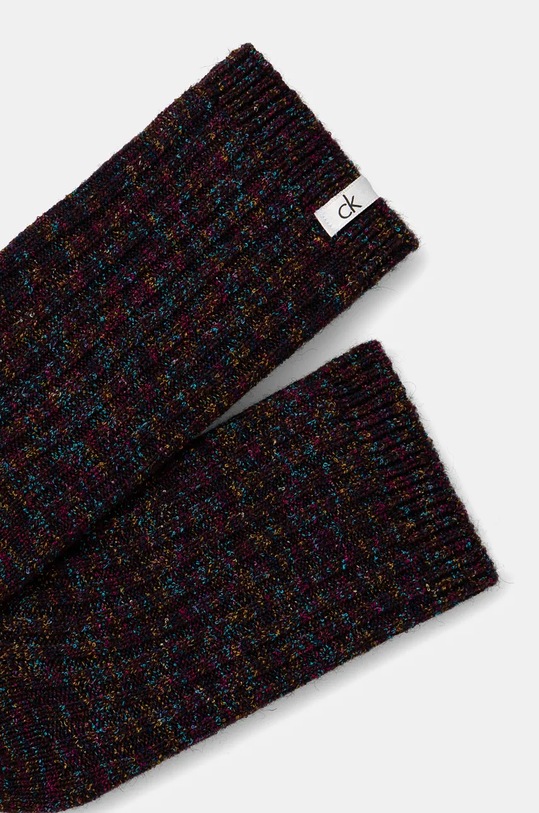 Чорапи с вълна Calvin Klein 701230618 бордо AW24